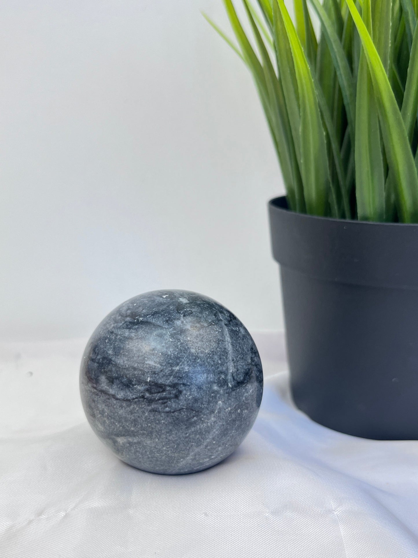 Black Vein jasper Sphere