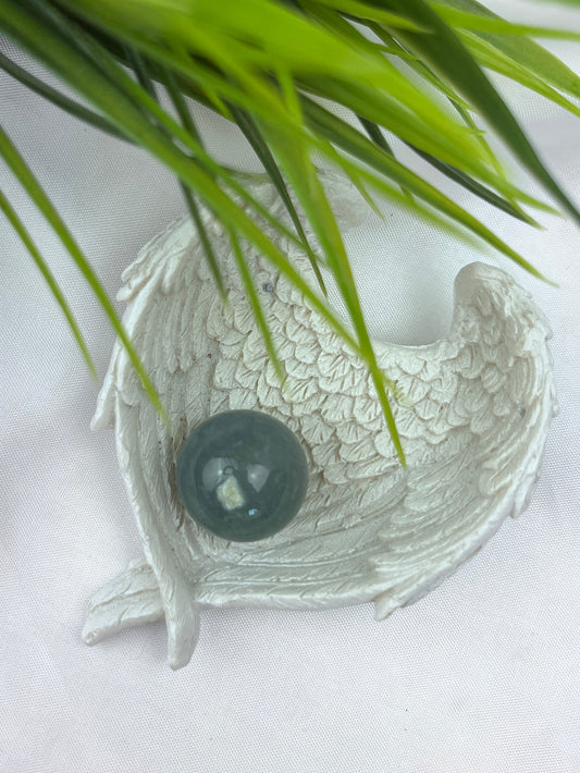 Mini Moss Agate Sphere