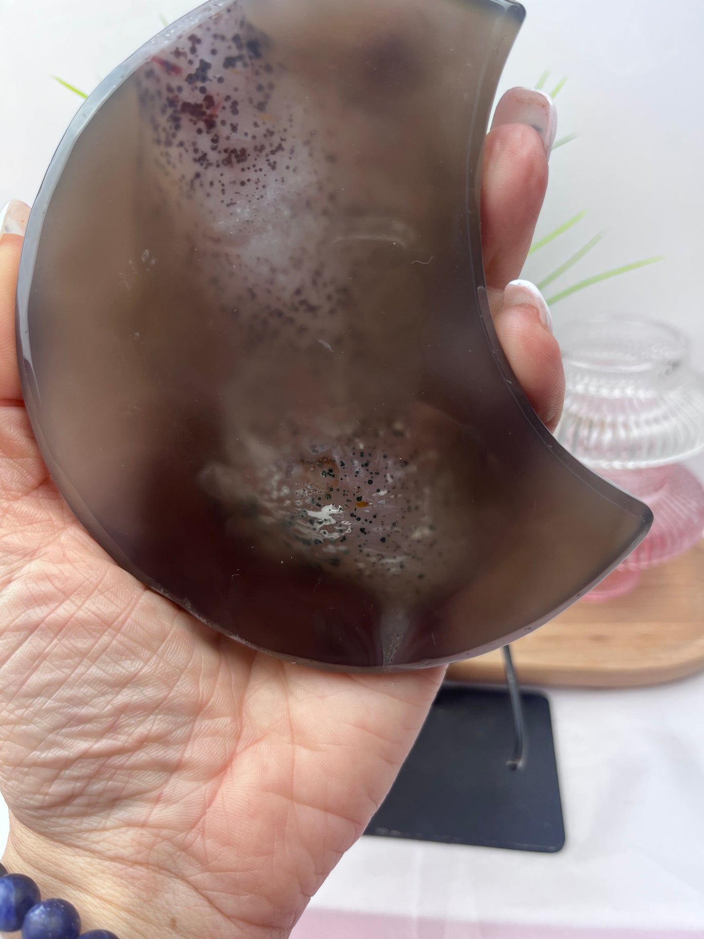 Druzy Agate Moon