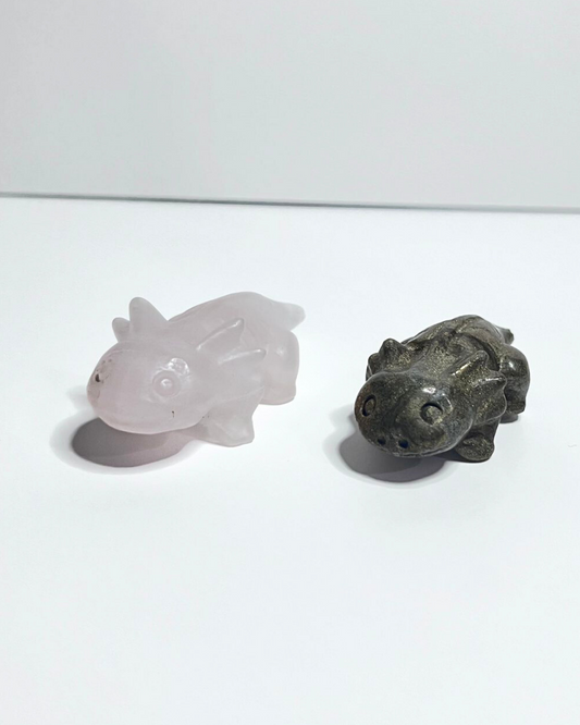 Axolotl Carvings