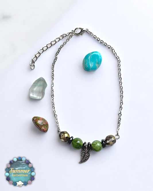 Ankle Bracelet Leaf