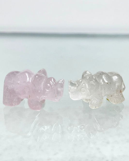 Mini Rhino Carvings